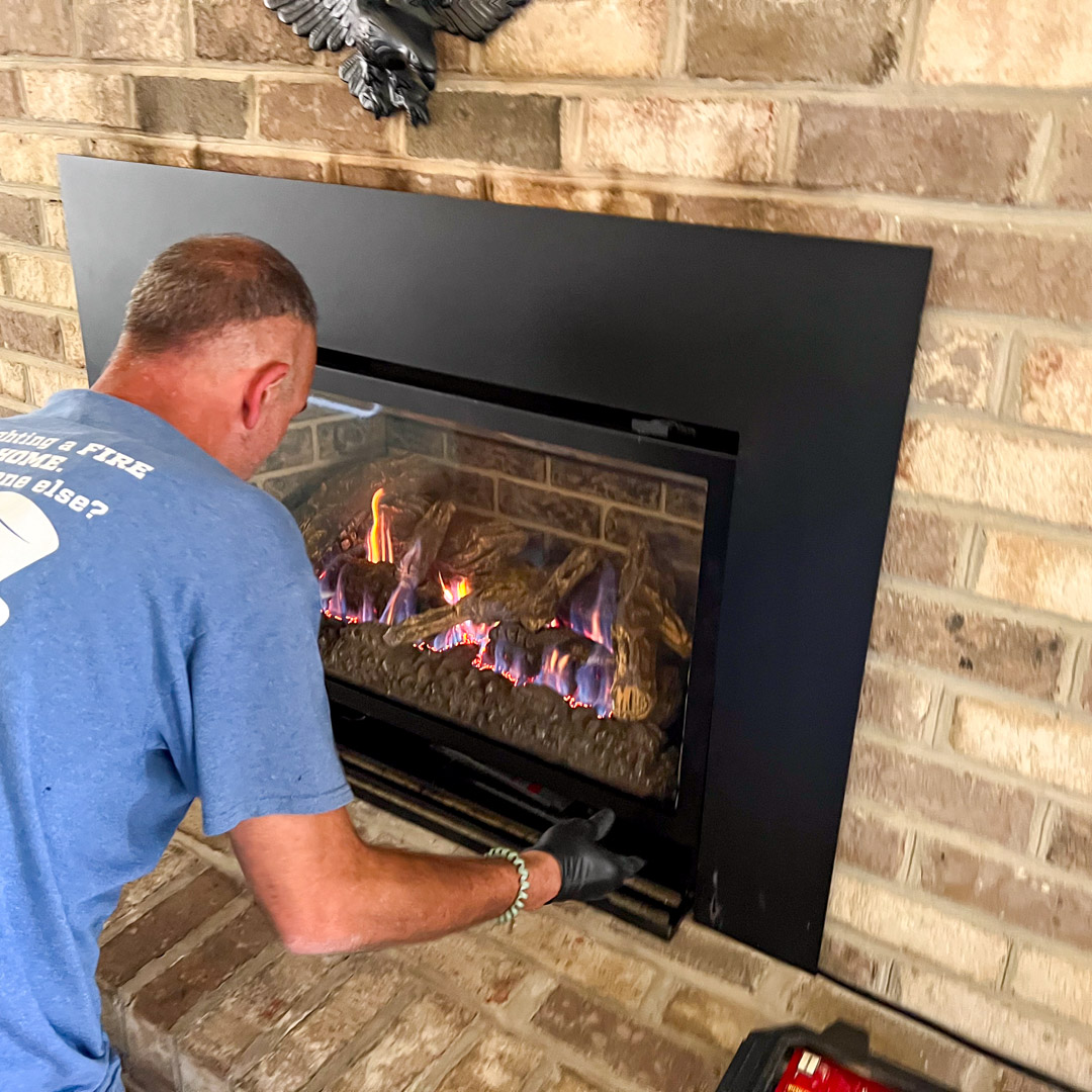 Professional electric and gas fireplace installation in Camp Hill PA and Mechanicsburg PA