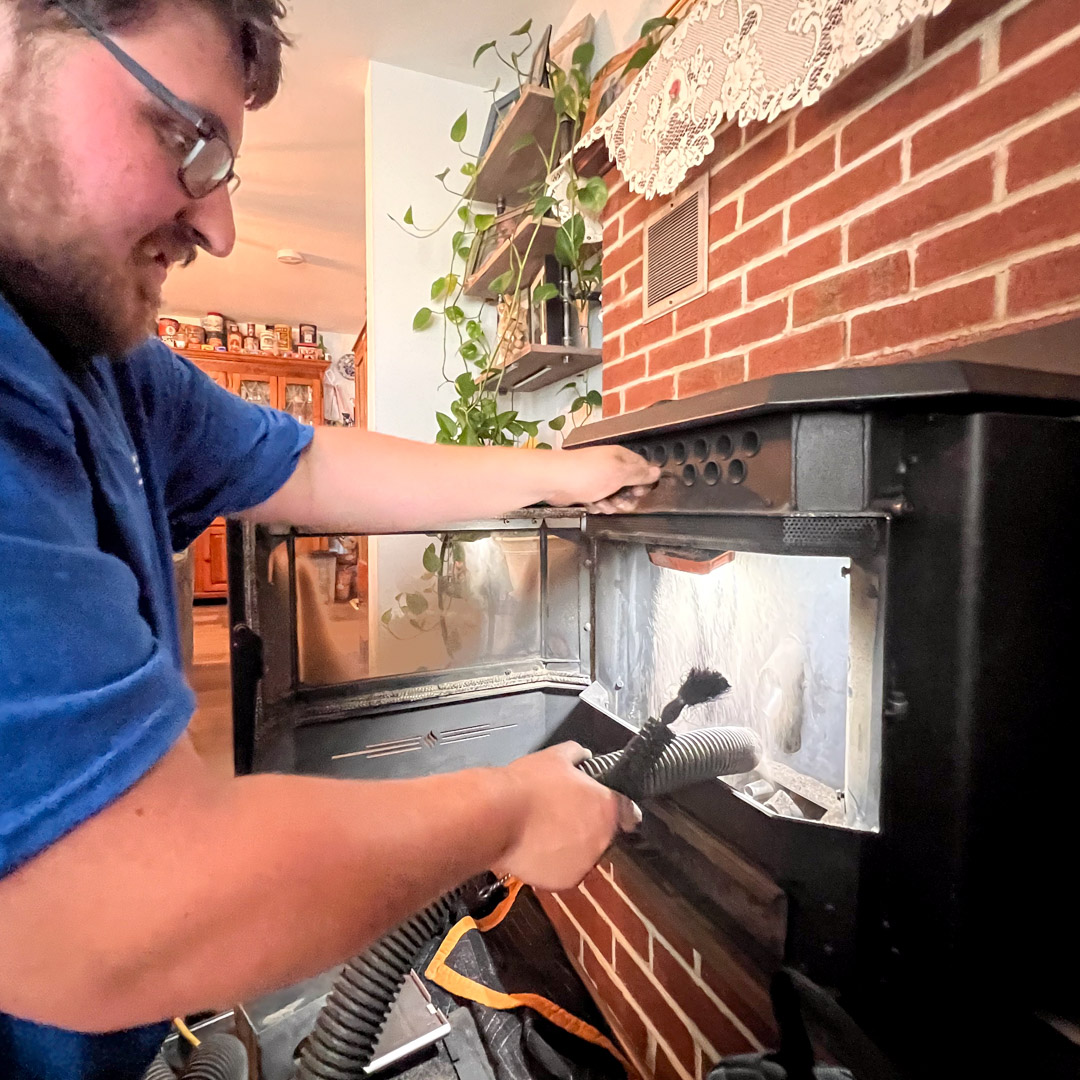 Professional pellet stove cleaning in Hershey, PA